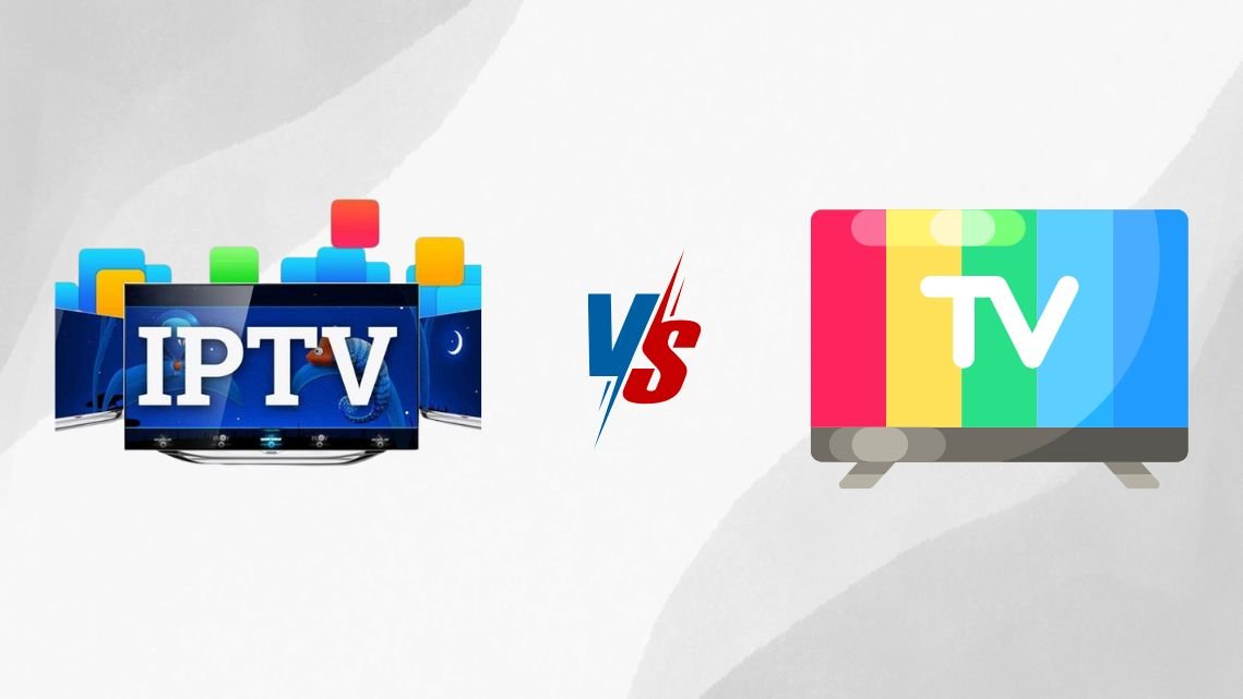 IPTV vs Cable TV comparison chart showing cost savings and features